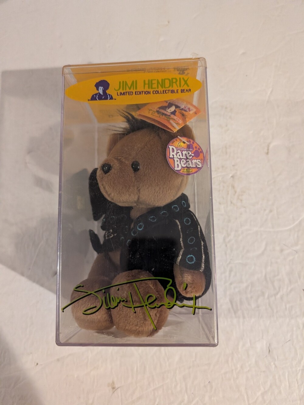 Jimi Hendrix Purple Haze Limited Edition Collectible Bear New Sealed